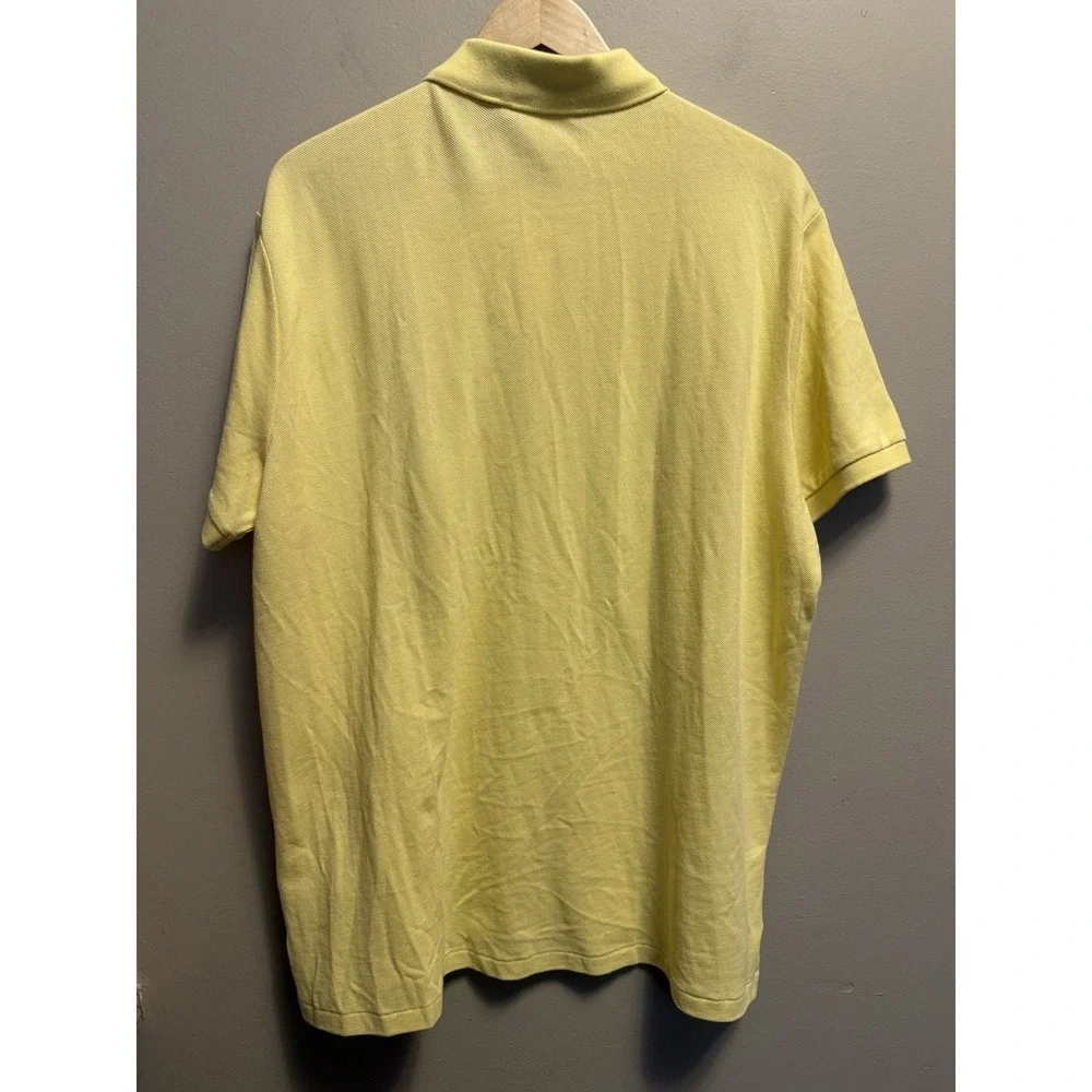 Polo Ralph Lauren Men's Yellow Custom Slim Fit Polo Shirt XL NWT Flaw Read